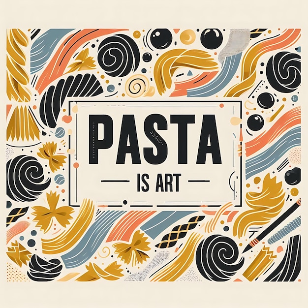 Photo national pasta day celebration illustration