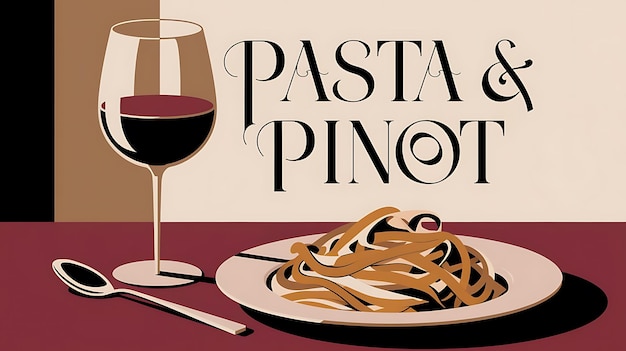 Photo national pasta day celebration illustration