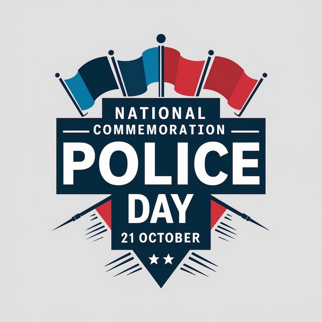 National Police Commemoration Day Illustration