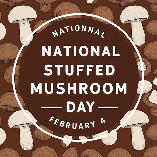 National Stuffed Mushroom Day February 4 Seamless pattern Eps 10 here are 45 topranking SEO tags you can use