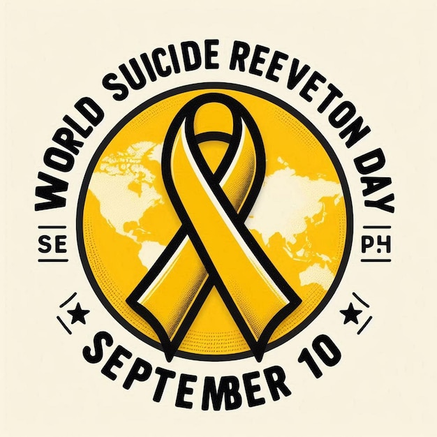 Photo national suicide prevention week poster vector