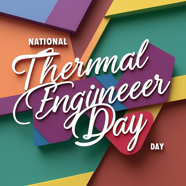 National Thermal Engineer Day 4K image background