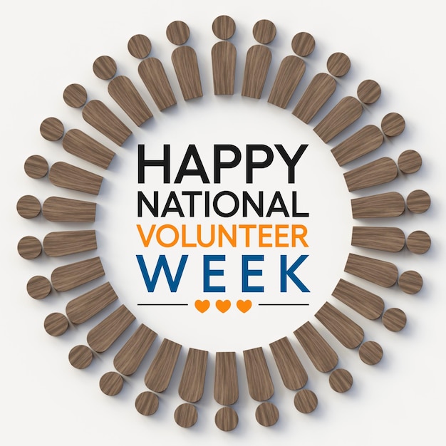 National Volunteer week is observed every year in April