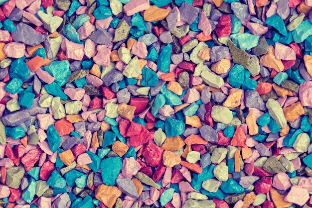 Natural abstract colorful gravel background