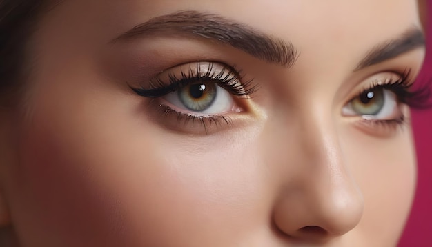 Natural Beauty Extreme CloseUp Long Eyelashes amp Perfect Makeup