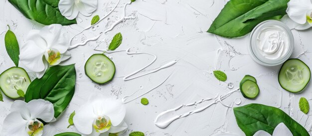 Natural Beauty Skincare with Cucumber and Orchid