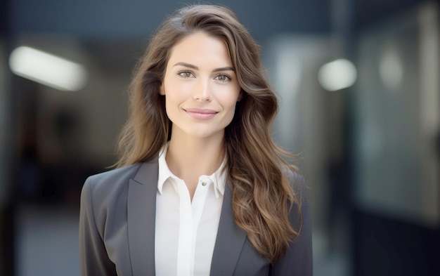 Natural Beauty Warm Portrait of Business Executive