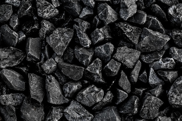 Natural black coals for background Industrial coals Volcanic rock energy on earth