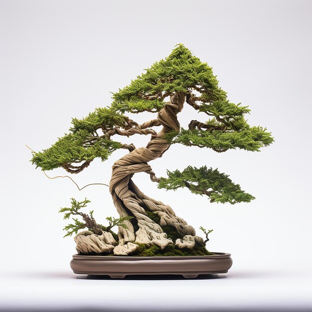 Natural Bonsai AI Generative Photo