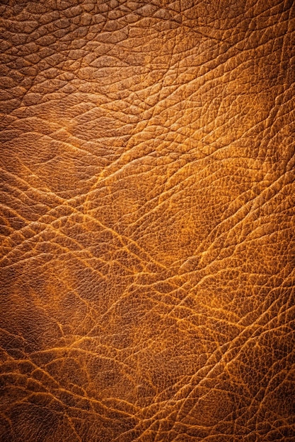 Natural brown leather texture background Abstract vintage cow skin backdrop design