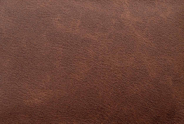 Natural brown leather texture or background top view space for text