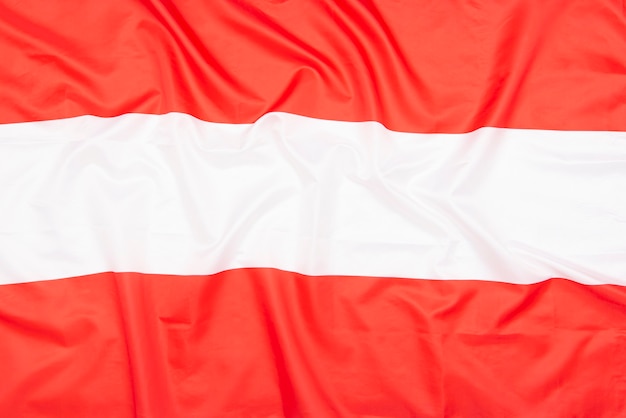 Natural fabric Flag of Austria as texture or background