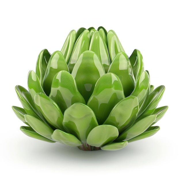 Natural and fresh artichoke isolated on transparent background