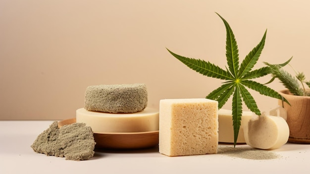 Natural Hemp Soap and Oil Beauty Products