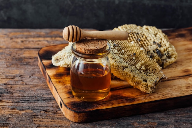 Photo natural honeycomb