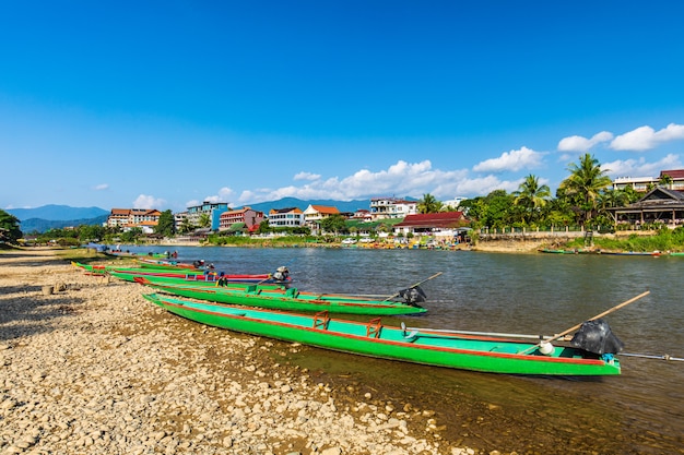 The natural is still purity and beautiful in Vang Vieng, Laos.