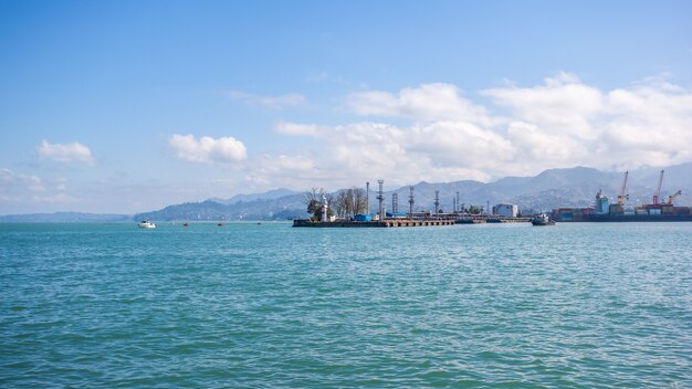 Natural Landscape With Coast Of Batumi