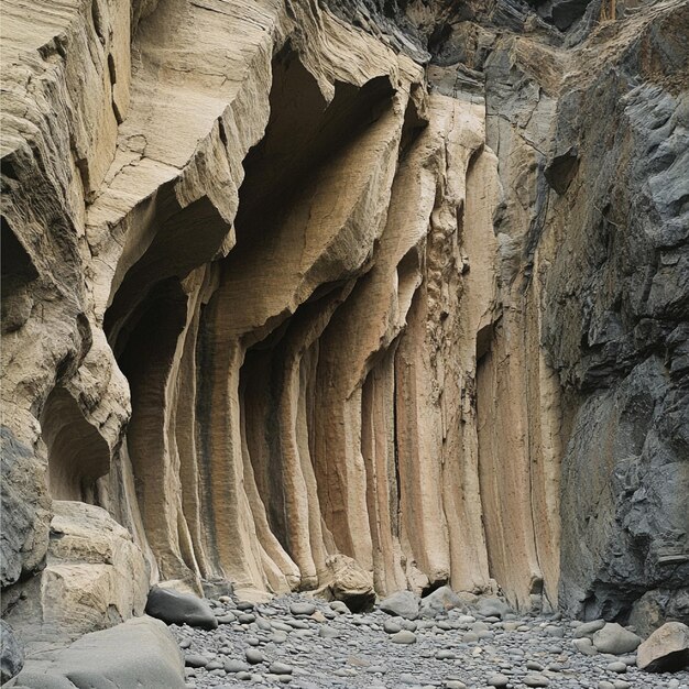 Photo natural landscapes and geology such as striking rock formations and unique geological features