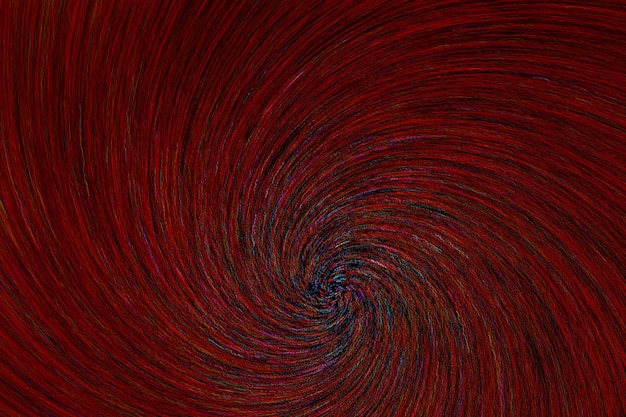 Natural lens spinzoom vortex explosion radial blurred red dots on black background