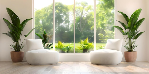 Natural living room with floor seating large windows green plants cozy ambiance Concept Natural Living Room Floor Seating Large Windows Green Plants Cozy Ambiance