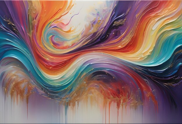 Natural luxury abstract fluid art painting in alcohol ink technique