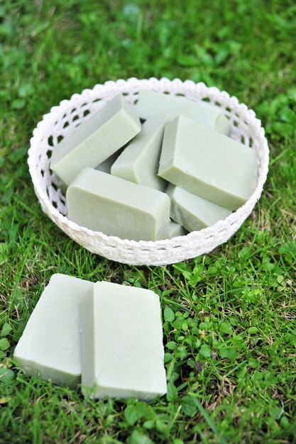 Natural olive oil soap bar