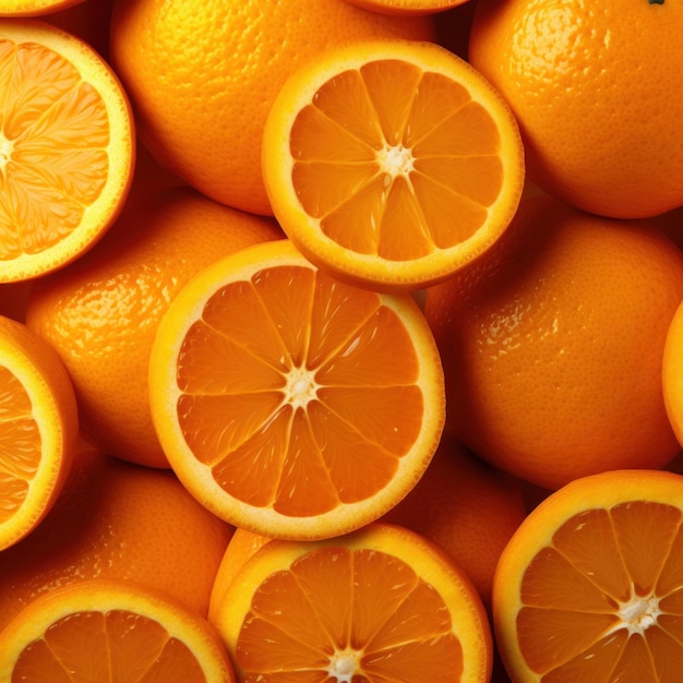 Natural Orange Pattern Illustration AI GenerativexA