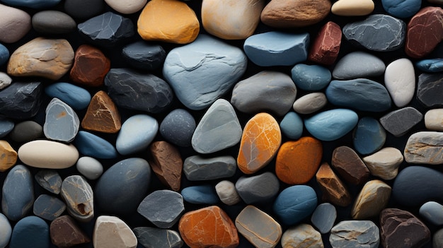 Natural Pebble and Stone Texture