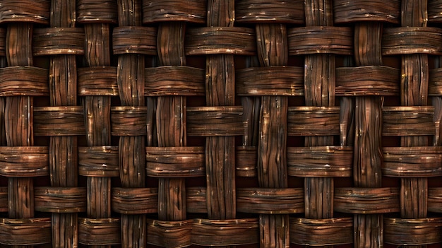 Natural rattan texture design