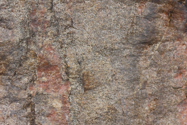 Natural rock texture Closeup view of textured weathered surface Brown stone or rock background