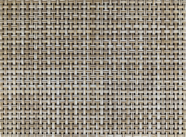 Natural slim bamboo wood weaving texture surface background.