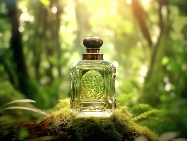 natural smelling perfume wild nature perfume ads ai generative