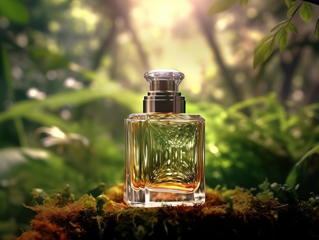 natural smelling perfume wild nature perfume ads ai generative