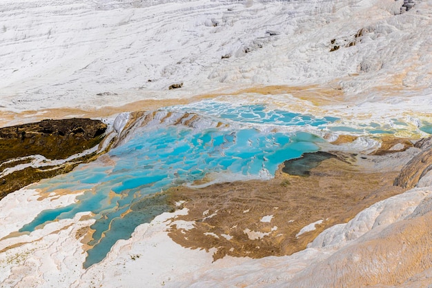 Natural thermal baths in pamukkale