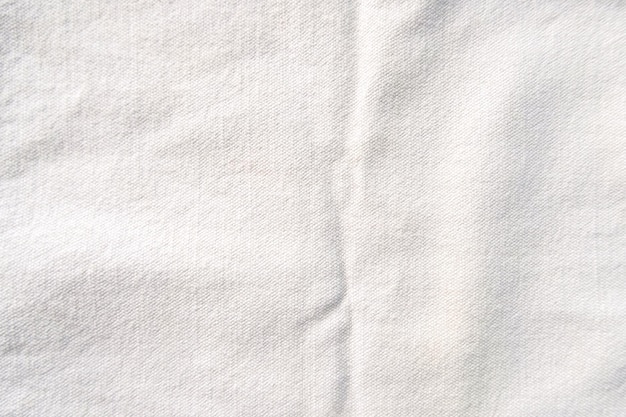 Natural white canvas linen texture background