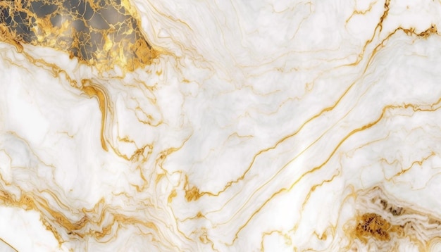 Natural White and Gold marble texture for skin tile wallpaper luxurious background.