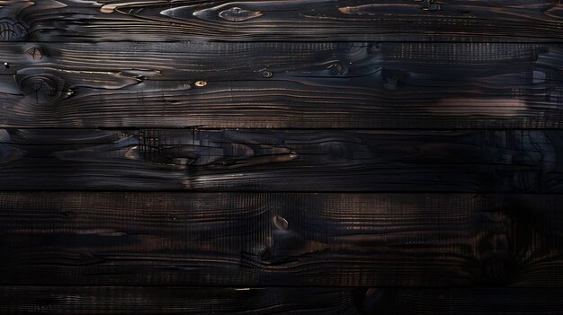 Photo natural wood texture wood background dark rustic planks table top flat lay view generative ai