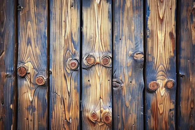 Natural Wooden Desk Texture Top View