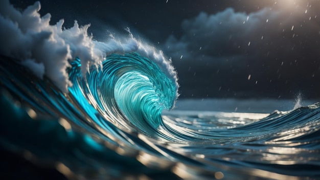 nature 8k surf ocean waves background