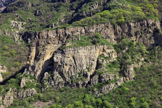 Nature of Caucasus mountains in Armenia