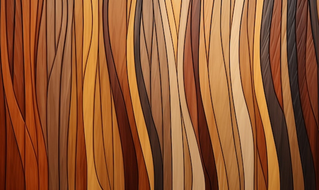 Nature hardwood stripes create abstract tree backdrop