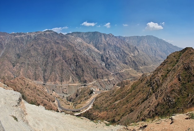 Nature of Hejaz Mountains close Taif city in Makkah Province Saudi Arabia