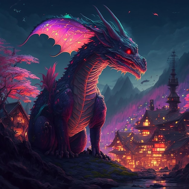 Nature hiking colorful dragon starfal