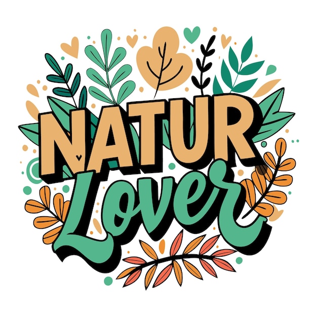 Photo nature lover typography tshirt design