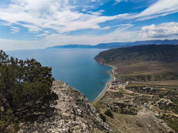 Nature photos on the Golitsyn trail Landscapes of the Black Sea and the Crimean mountains in greenery Crimea