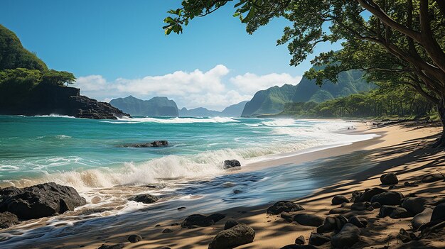 Nature's Majesty JawDropping Na Pali Coast Beach Along the Kalalau Trail