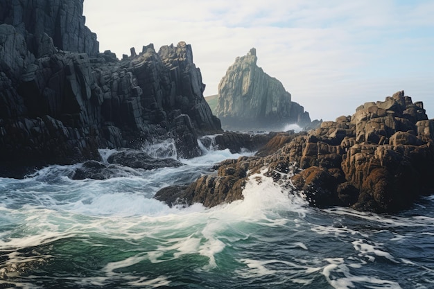 Nature's Symphony A Journey through the Rock and Sea