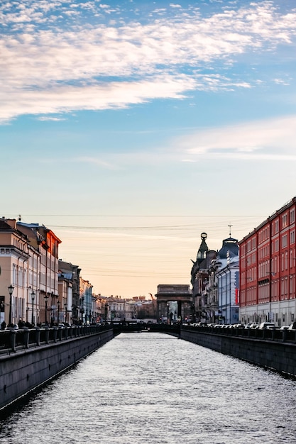 Nature sights architecture and life of the city of Russia Saint Petersburg