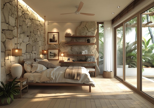 Nature Style Bedroom