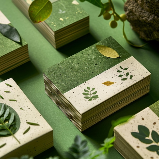 Nature Themed and Eco Friendly Business Card Design